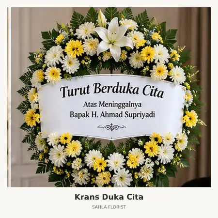 Krans Bunga Duka Sidenreng Rappang